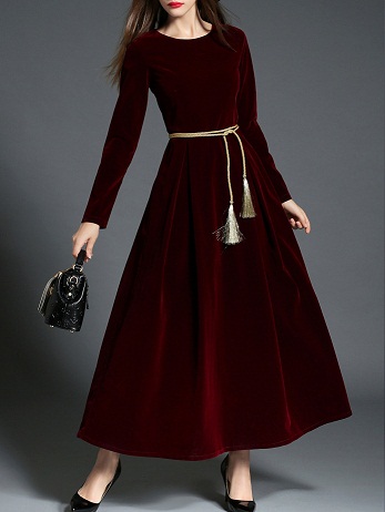 Bourgogne slips- West Long Frock