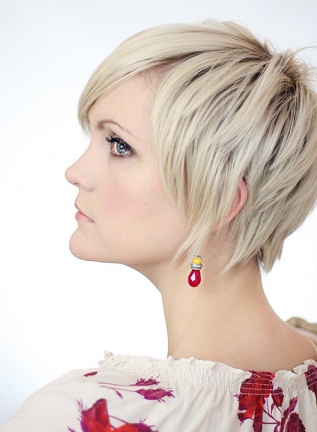 Pixie cut til langt ansigt