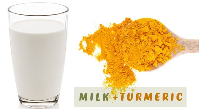 Mælk og gurkemeje til fjernelse af tan