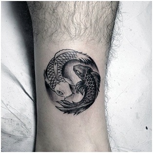 Aranyos hal tetoválás minták
