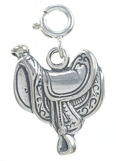 Sterling Silver Horse Charm medál