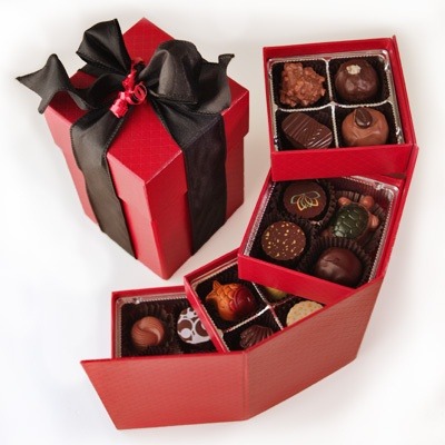 Karácsonyi csokoládé doboz