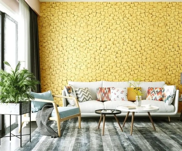 Asiatisk maling væg design til hall