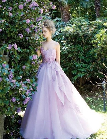 Lavender Special Wedding Frock