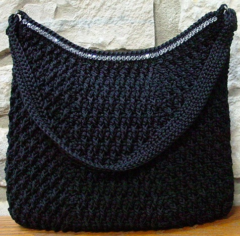 Gyapjú kézzel készített táska