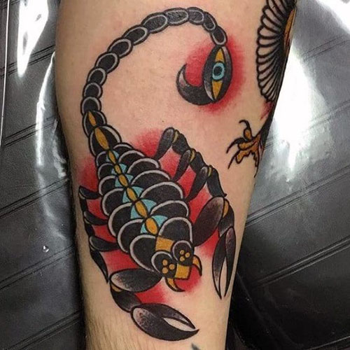 Bedste Scorpion tatoveringsdesign med billeder 1