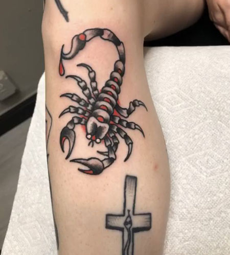 A legjobb skorpió tetoválás minták képekkel 4