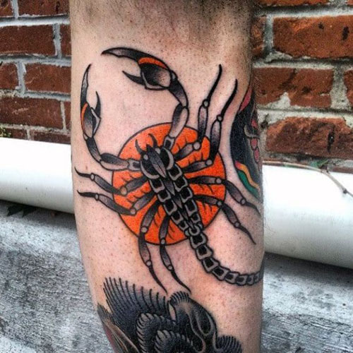 Bedste Scorpion tatoveringsdesign med billeder 6
