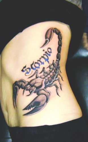 A legjobb skorpió tetoválás minták képekkel 7