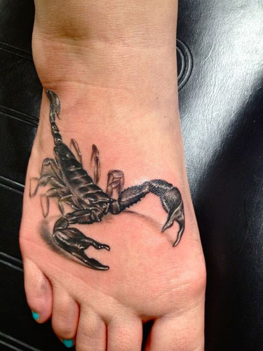 A legjobb skorpió tetoválás minták képekkel 9