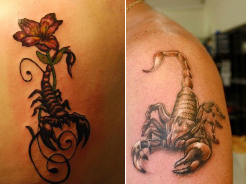 Scorpion tatoveringsdesign