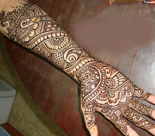 Fuld Arm Asha Savla Mehndi Design