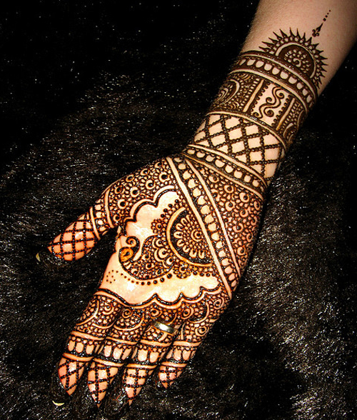 Palm og hånd Mehndi Design af Asha Savla