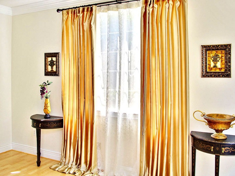 Bedste guld gardin designs