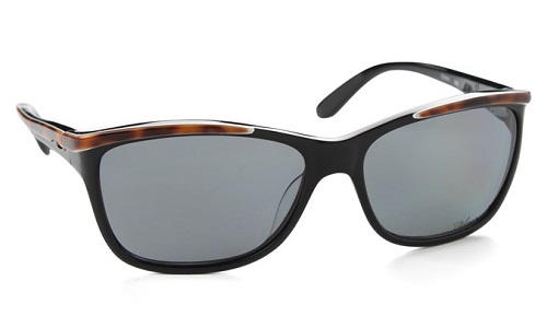 Leopardprint sorte polariserede solbriller