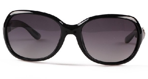 Klassisk sort polariseret solbrille