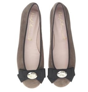 Beige Bowed Pretty Ballerinas