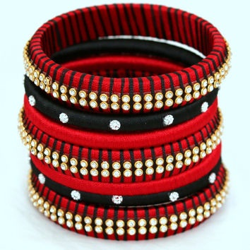 Silk Thread Party Bangles