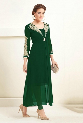 Georgette Party Long Kurti