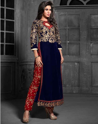 Wide Slit Designer Kurti