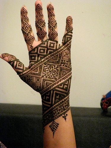 Geometrisk designer Mehandi