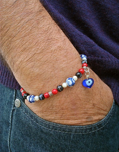 armbånd til mænd - onde øje armbånd