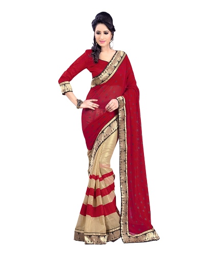Piros Laxmipati Saree 3