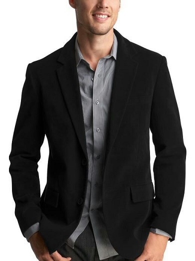 Herre sort sportsblazer
