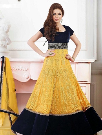 Anarkali lang top Churidar