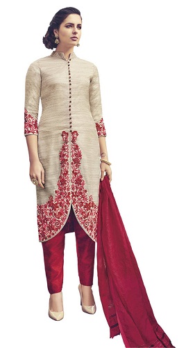 Party Wear varrott Salwar öltöny