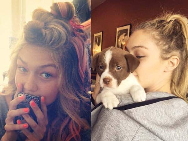 Gigi Hadid uden makeup 9