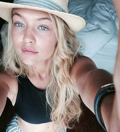 Gigi Hadid uden makeup 12