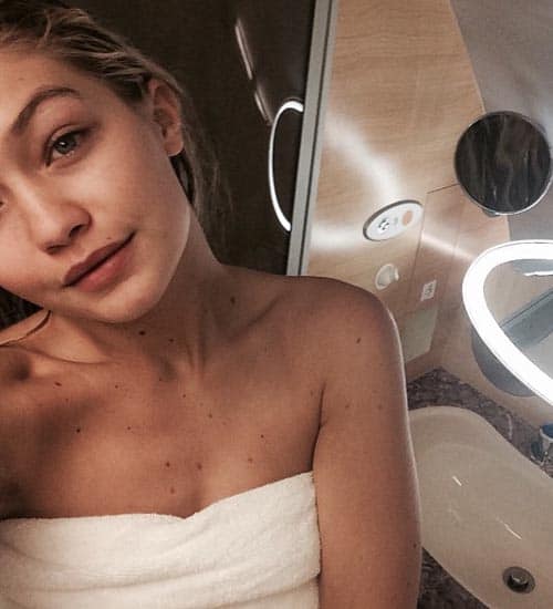 Gigi Hadid uden makeup 15