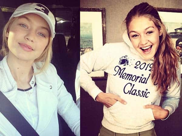 Gigi Hadid uden makeup 5