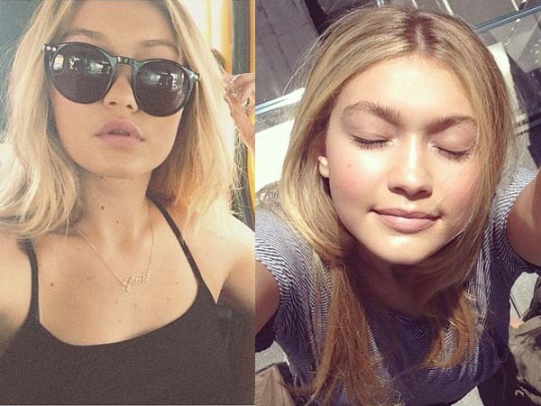 Gigi Hadid smink nélkül 8