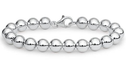 Bead Linked Platinum Armbånd Herre