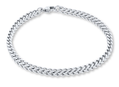 Fox tail Platinum armbånd til mænd