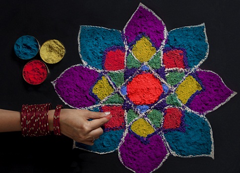 Új Pookalam Rangoli Designs