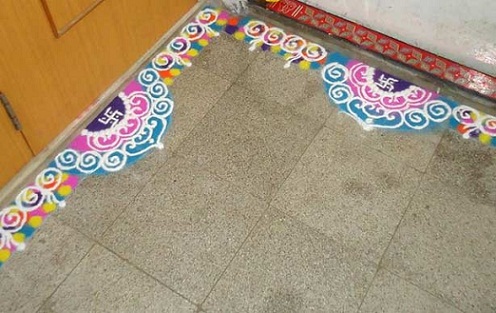 Legújabb Border Rangoli Designs