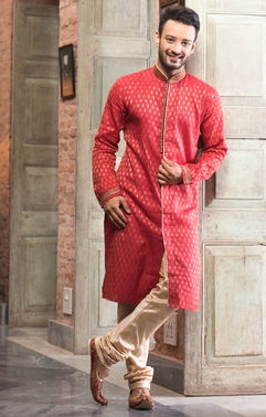 Party Wear Red Kurti