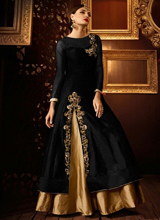 Bhagalpuri selyem Anarkali ruha
