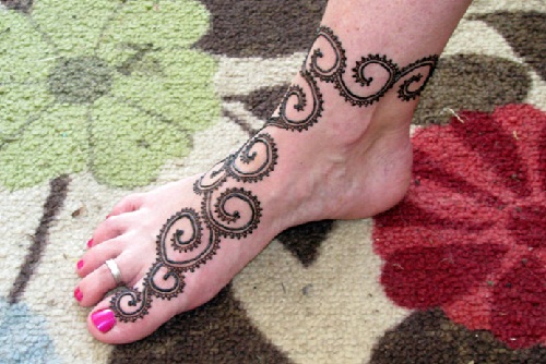 Spiral design til fødder
