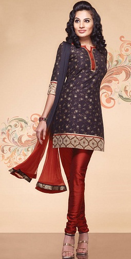 Rövid Churidar Kurta