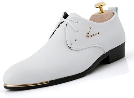 Oxford mænd hvide sko