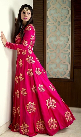 Designer Gota Work Frock