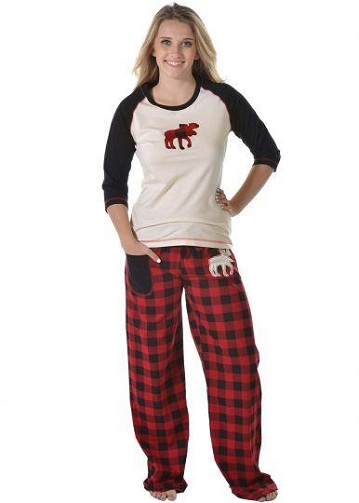 Plaid pyjamasæt