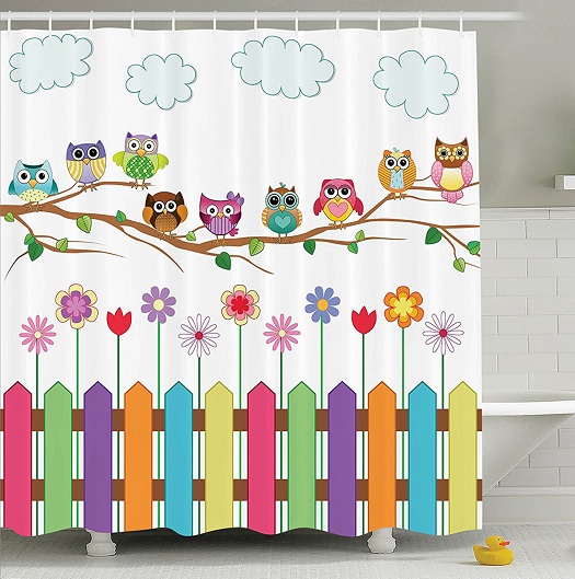 Badeværelses gardiner til børn