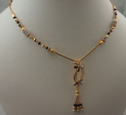 Köbös cirkóni Mangalsutra