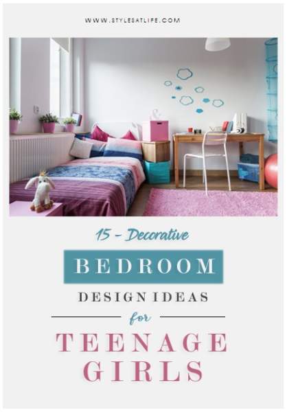Ideer til soveværelsesdesign til teenagepiger