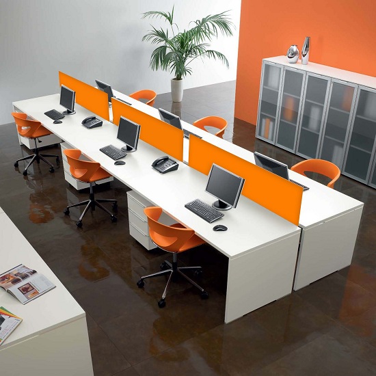 Moderne design af kontormøbler
